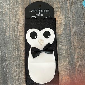NWT Cute Penguin Glasses Case